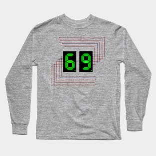 "69" 7Segment Long Sleeve T-Shirt